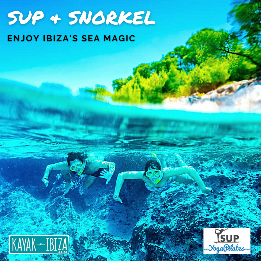 SUP &amp; Snorkel, Ibiza SUP Tours with Paddle Surf Spain