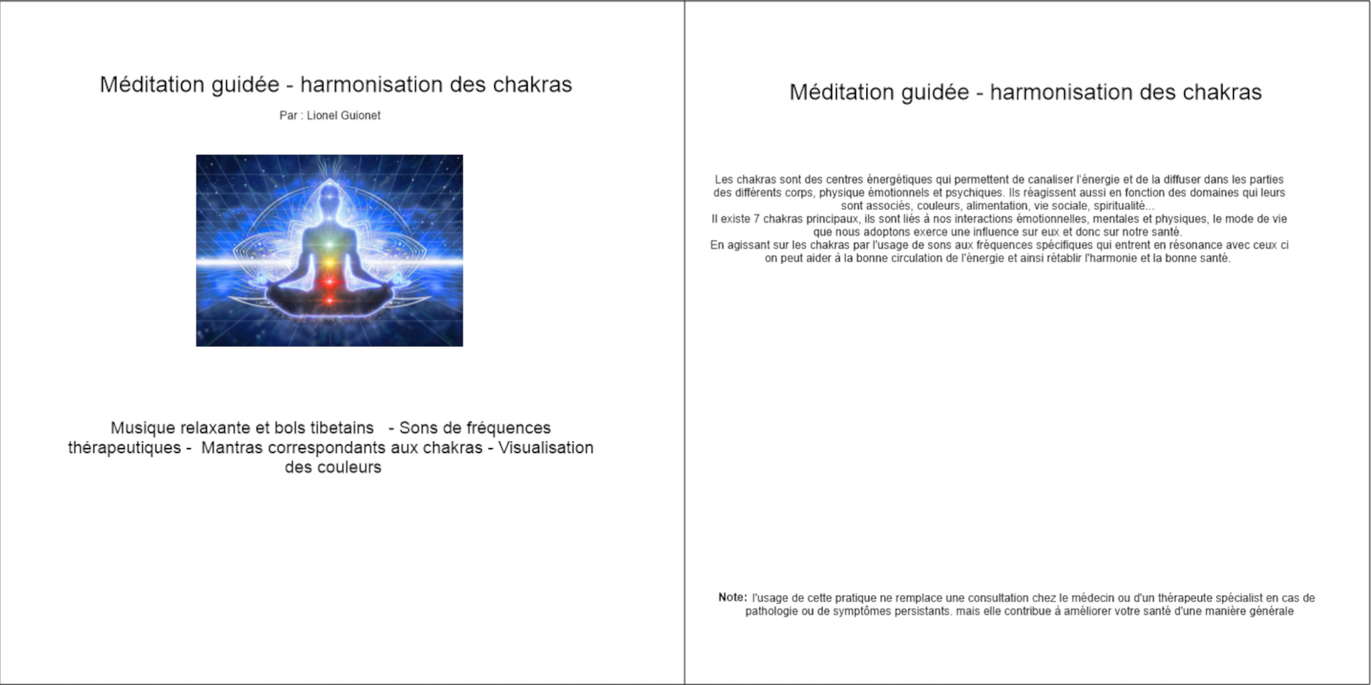 harmonisation des chakras