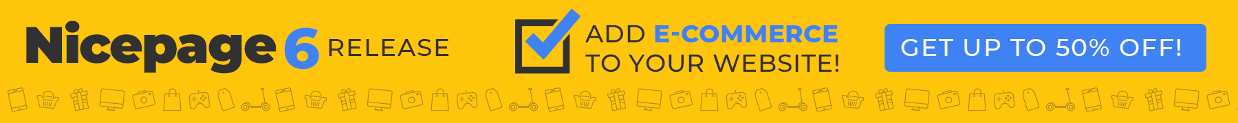 Nicepage Release 6! Up to 50% off!