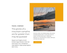 Responsive HTML5 For Yachting