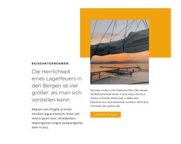 Segeln Website-Design