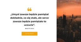 O Etapach Pracy - Ostateczna Makieta Witryny