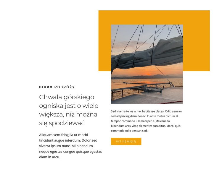 Żeglarstwo Motyw WordPress