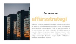Strategiskt Beslut - Webbplatsmall För Företagspremium