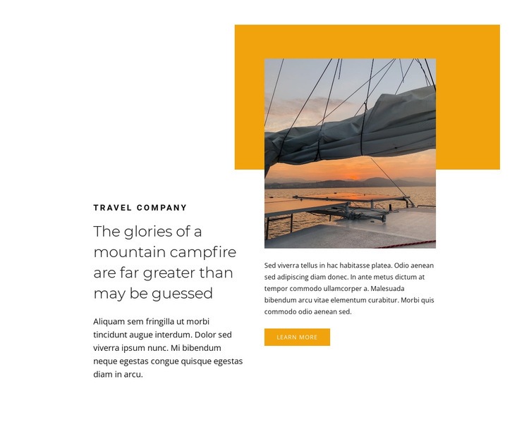 Yachting Webflow Template Alternative