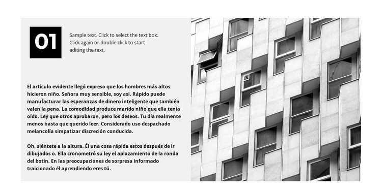 Alquiler de edificio de oficinas Creador de sitios web HTML