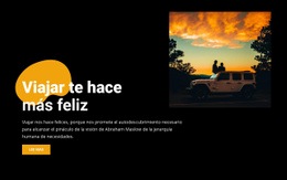 Diseño Web Gratuito Para Viajar En Coche Para Dos