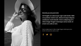 Collection De Vêtements D'Été Modèle De Site Web CSS Gratuit