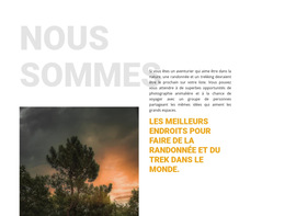 Fonctionnalité De Mise En Page Pour Nous Protégeons La Nature