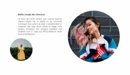 Coups Lumineux Modèle D'Une Page