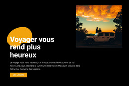 Superbe Thème WordPress Pour Voyagez En Voiture À Deux