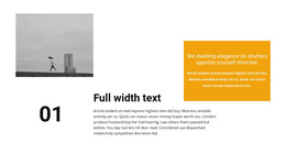 Picture and test blocks - HTML Template by Nicepage