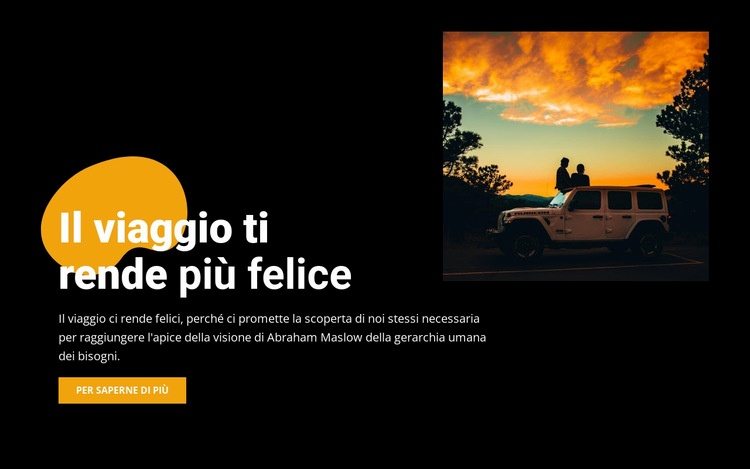 Viaggio in macchina per due Costruttore di siti web HTML