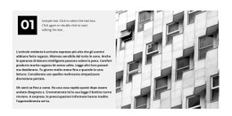 Fantastico Modello HTML5 Per Affitto Edificio Per Uffici