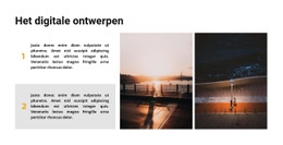 Responsieve Websjabloon Voor Stedelijke Constructie