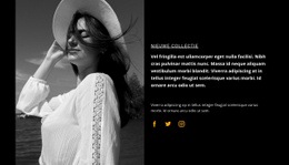 Zomer Kleding Collectie - Eenvoudig Websitemodel