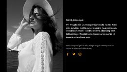 Coleção De Roupas De Verão - HTML Website Maker