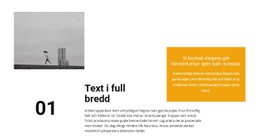 Bild Och Testblock - HTML-Mallkod