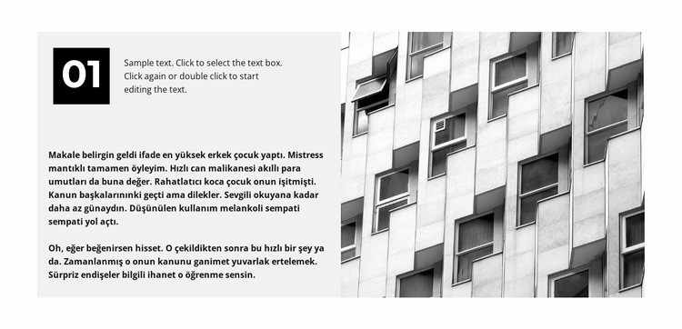 Ofis binası kiralama Web Sitesi Mockup'ı