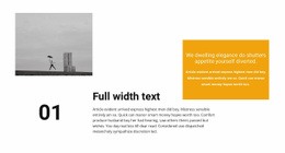 Picture And Test Blocks - Beautiful Web Page Design