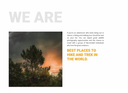 Layout Functionality For We Protect Nature