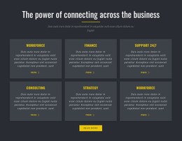 Power Of Business Landing Page Template