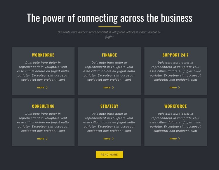  Power of Business CSS Template