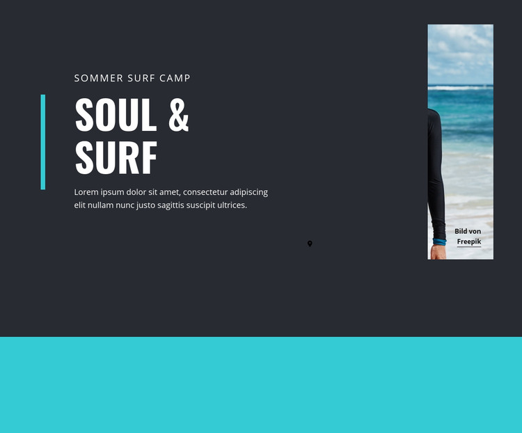 Soul & Surf Camp HTML-Vorlage