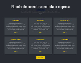 Poder De Los Negocios Plantilla De Página De Destino