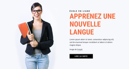 Apprendre Une Nouvelle Langue - Modèle HTML Réactif