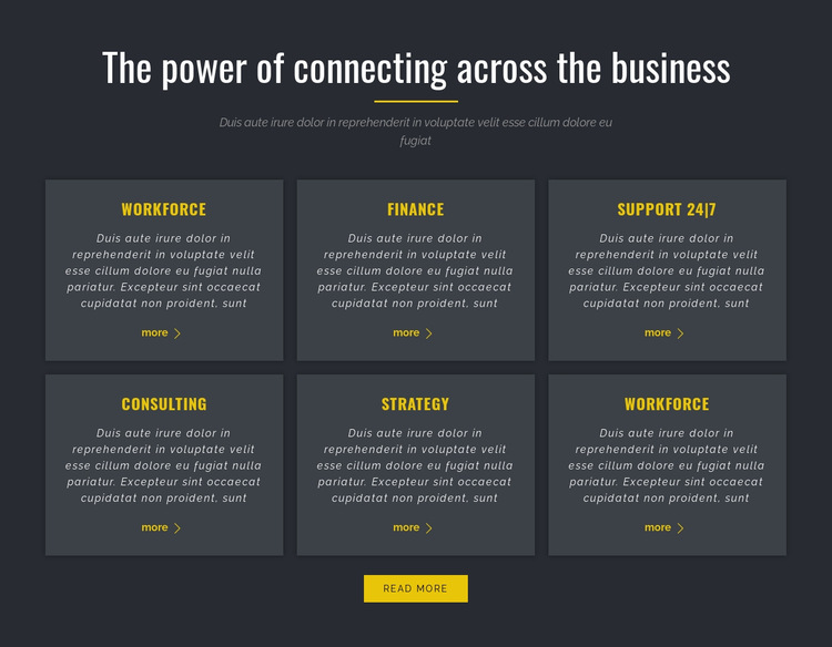  Power of Business HTML5 Template