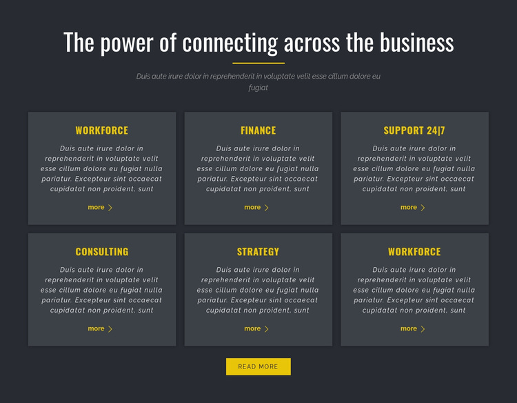 Power of Business Template