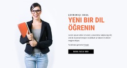 Yeni Bir Dil Öğren - HTML5 Boş Şablonu