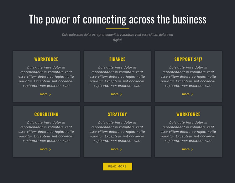  Power of Business Website Mockup