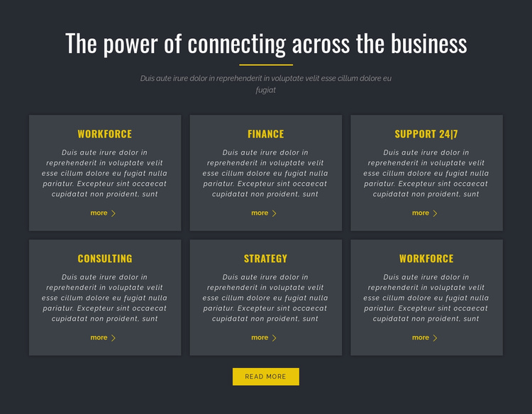  Power of Business Website Template