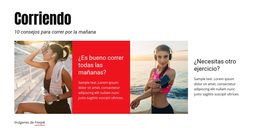 Consejos Para Correr - Descarga Gratuita Del Tema De WordPress