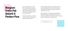Mangiare Frutta Offre Benefici Per La Salute - Funzionalità Cms Integrata