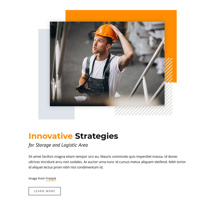 Innovative Strategies One Page Template