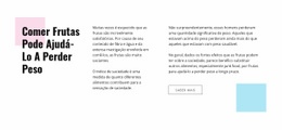 CSS Grátis Para Comer Frutas Traz Benefícios Para A Saúde