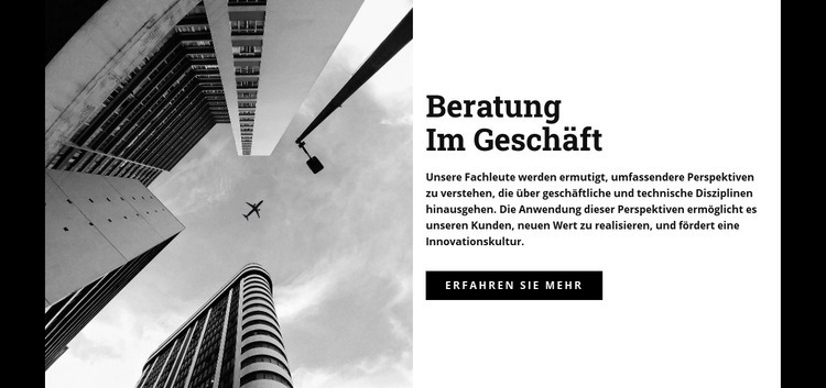 Unternehmensberatung Website design