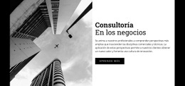 Consultoría En Negocios - Descarga De Plantilla De Sitio Web