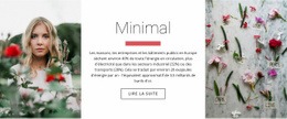 Minimal Et Beauté – Modèle Personnalisable