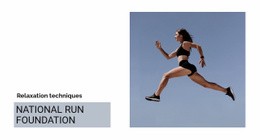 National run - Html Code Example by Nicepage