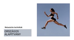 Országos Futás – Személyes Webhelysablon