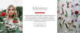 Minimal E Bellezza - Modello Di Pagina HTML