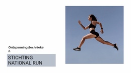 Nationale Run - Persoonlijk Websitesjabloon