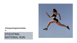 Nationale Run - Eenvoudig WordPress-Thema