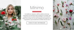 Mínimo E Beleza Bootstrap HTML