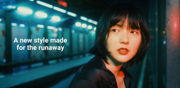 New Style Made For The Runaway - Creative Multipurpose Web Page Design