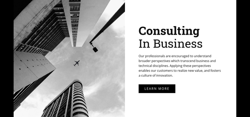Consulting in business Wix Template Alternative